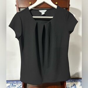 Liz Claiborne Classic Black Blouse Women’s Small